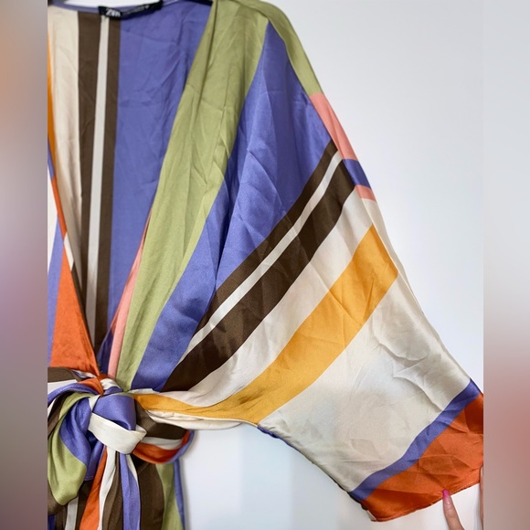 ZARA Wrap Playsuit/Romper Size XL - Picture 4 of 8